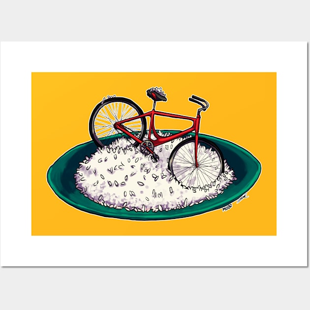 arroz con bicicleta Wall Art by MoBo